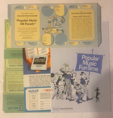 Popular Music Hit Parade - 110 All Time Favorites - Box Set Of 9