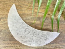 Polished Selenite Plate Charging Plate Selenite Crystal Plate Round Ruler Square