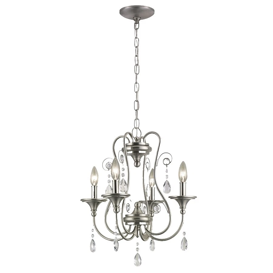 Candelabros tradicional Portfolio níquel y Lámparas de techo