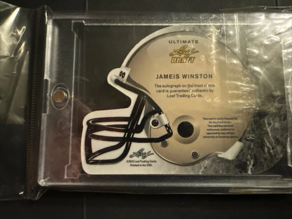 2015 Leaf Draft Jameis Winston RC # 17/40 - Image 2 of 2