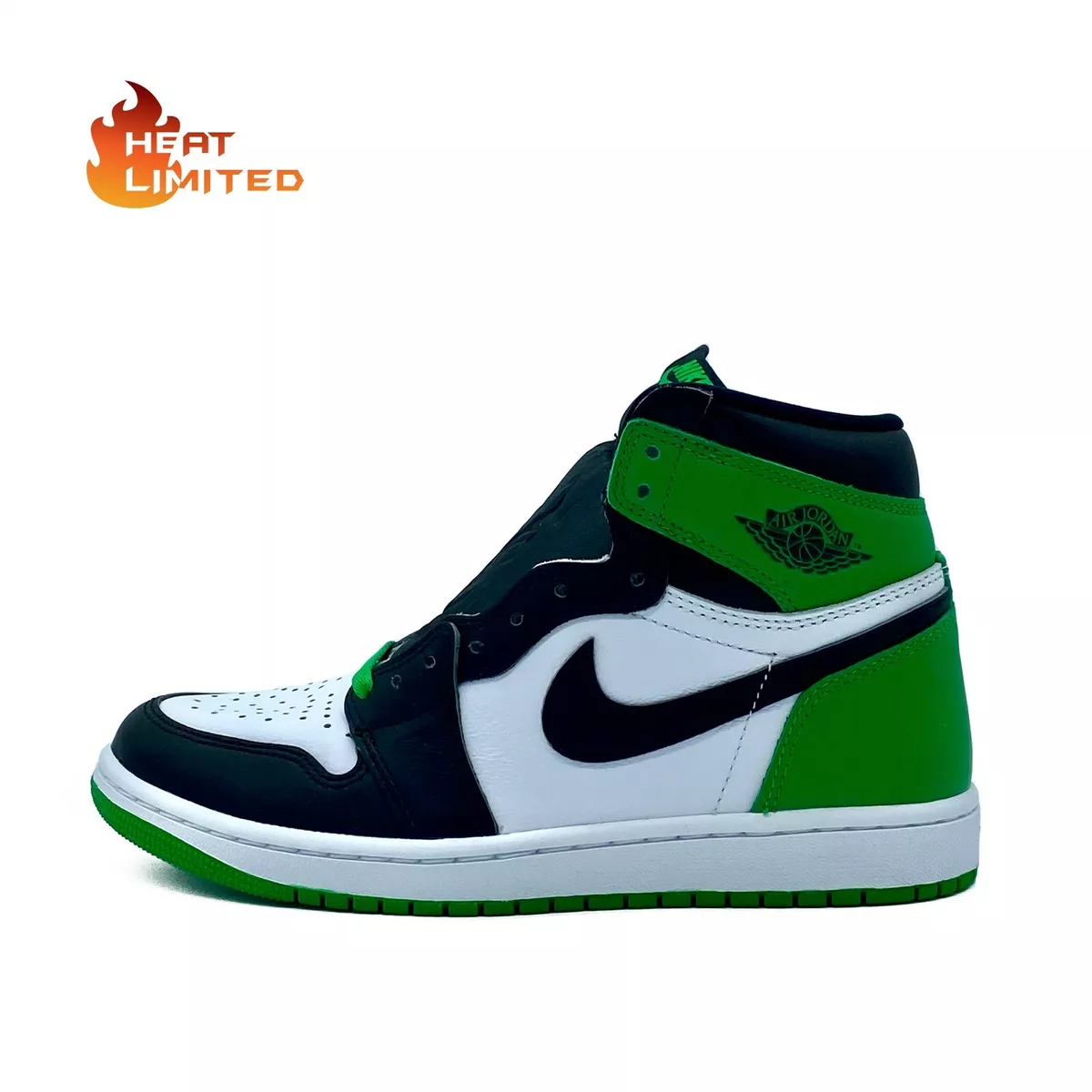 Nike Jordan 1 Retro High Lucky Green Sneaker Mens Women 37.5-49 | eBay