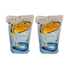 Fiber Clear 9 oz 2 Pack 4009DC Cellulose Filter Media D.E. Alternative for Pools