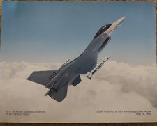 General Dynamics USAF Plant 4 50th Anniversary Picture F-16 1992 8.5x11