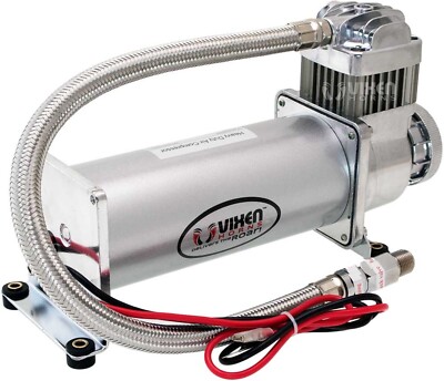 4-Trumpet Train Air Horn Kit For Trucks: Includes All-In-One 12 Volt Air System - MyPushcart - Foto 4