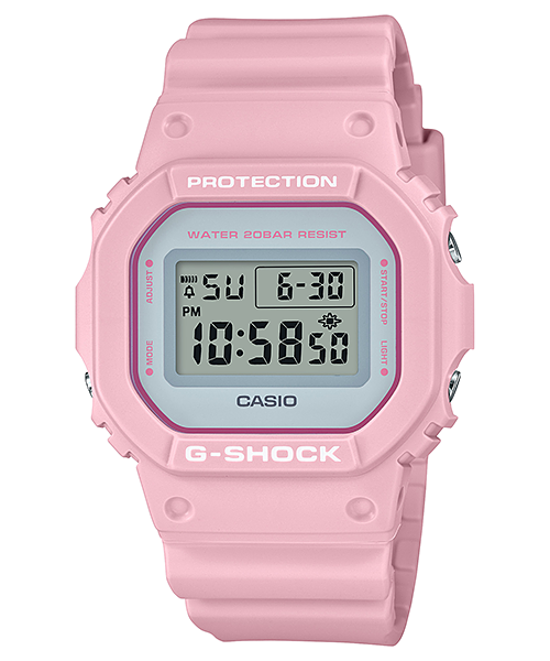 Casio G-shock Water Resistant Square Face Base Pink Color DW Casio G-shock Water Resistant Square Face Base Pink Color DW
