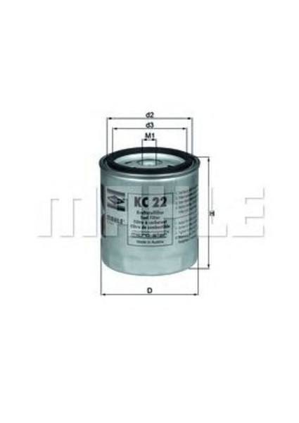 Mahle Knecht Kraftsofffilter Dieselfilter Passend FüR Mercedes 100 G Klasse T1/2-image