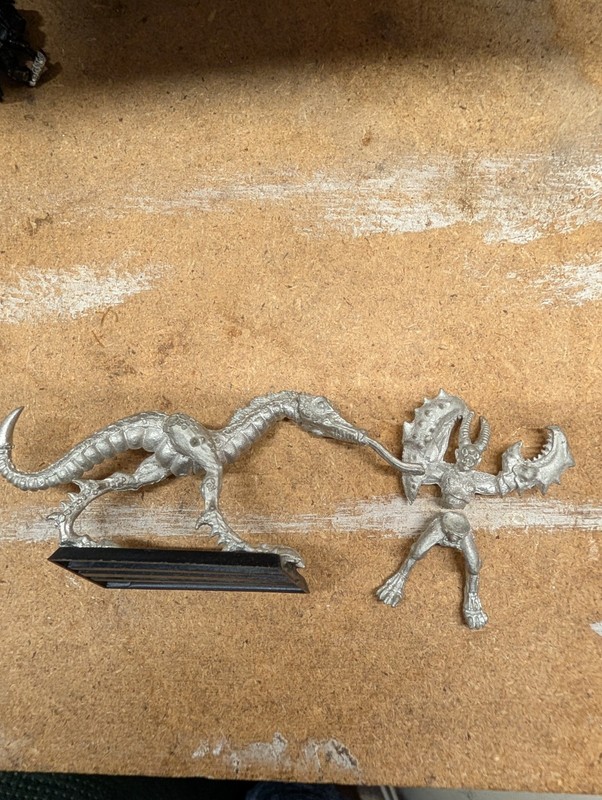 Daemon of Slaanesh Steed Metal Chaos Daemon Citadel Miniature