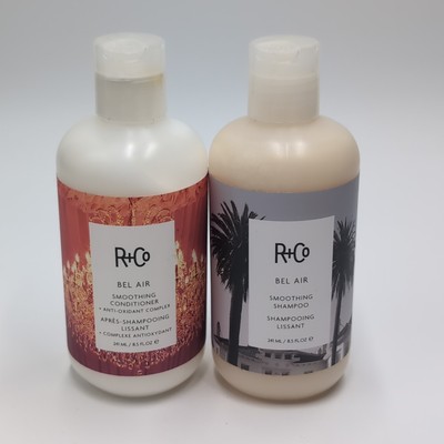 R+Co BEL AIR Smoothing Shampoo & Conditioner Anti-Oxidant Complex 8.5 Oz Sealed