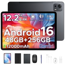 2026 P12Plus Android 16 Tablet 12,2 Zoll 48GB+256GB 12000mAh T7300 …