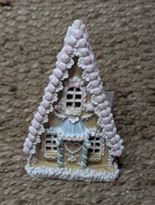 NEW Christmas Gingerbread House Pink Pastel Light Up Holiday Tabletop Decor