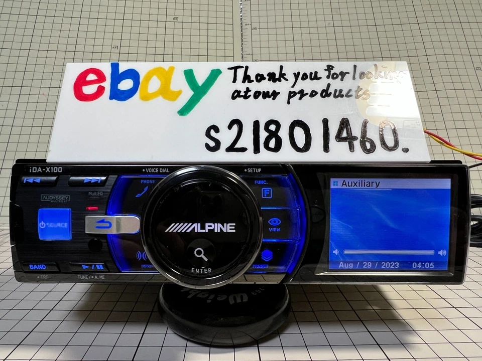 Alpine iDA-X100 MP3/WMA/AAC USB Player Audio Head Unit Bluetooth JDM Very Good - Image 3 of 4