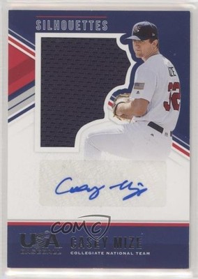 2018 USA Baseball Stars & Stripes Jerseys Blue Ink 13/199 Casey Mize #5 Auto 1j2