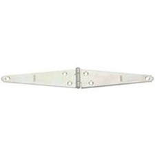 Light Duty Strap Hinges 6 Inch Zinc Plated Steel 2 Pack