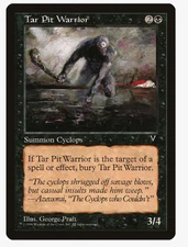 Tar Pit Warrior - Visions (VIS) PLAYSET (x4) Vintage Magic the Gathering NM/LP