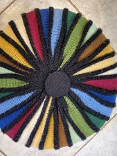 MCM Vintage Mid-Century Modern Round Rainbow ...