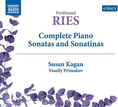 Audio Cd - Ferdinand Ries - Complete Piano Sonatas And Sonatin (6 Cd) - Naxos --image