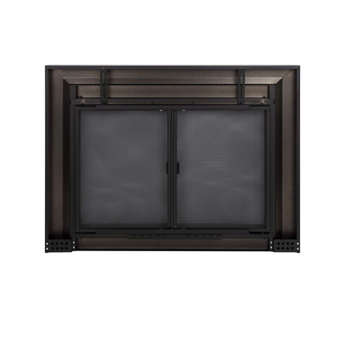 Carlisle Fireplace Glass Door, Medium (CL-3001), Black - Picture 6 of 10