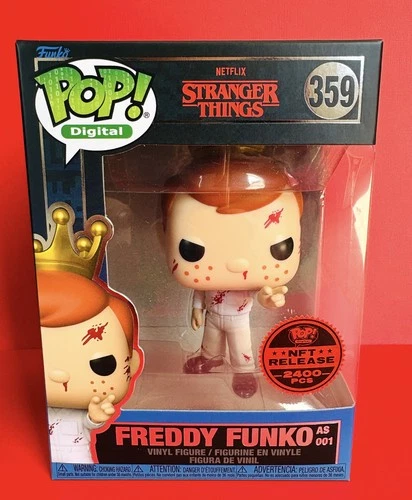 Funko Pop! Vinyl: Stranger Things - Freddy Funko as 001 w/ protector