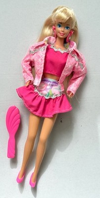Barbie Paint N Dazzle Fashion Kleidung Puppe 90er