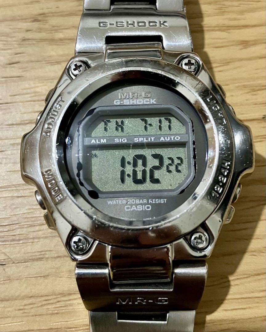 時計 G-shock MRG100 Casio G-SHOCK Mr-g Mrg-100 Digital Watch Resistant Japan