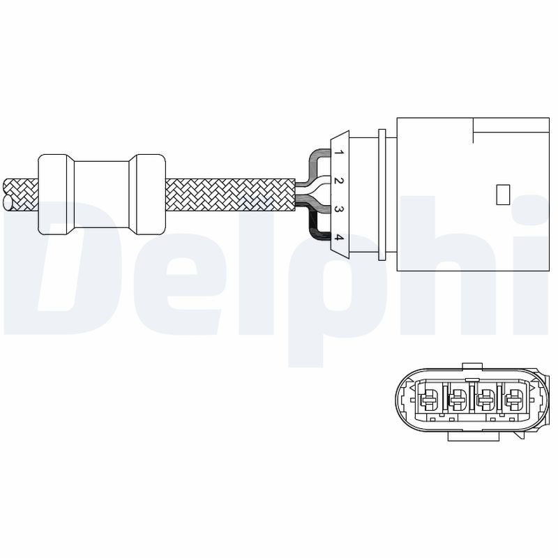 ES20348-12B1 DELPHI Oxygen Sensor for AUDI,SEAT,SKODA,VW