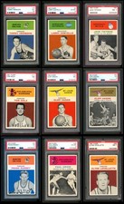 1961-62 Fleer Basketball All-PSA Near Complete Set / Lot 7 - NM 5762592