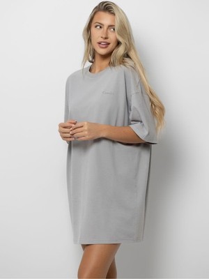 Comfrt Unisex Mens Womens Dust Gray Essential Oversized Tee Short Sleeve XL