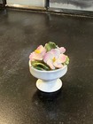 Aynsley England Miniature Floral Posy Pedestal Bowl Fine Bone China — photo 3