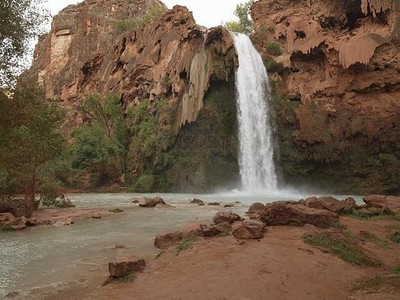 Havasu Falls Arizona Havasupai Canyon 2018 Waterfall Grand Canyon National Park