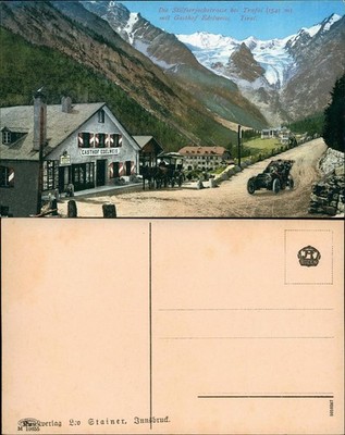 Prad am Stilfserjoch Prato allo Stelvio Gasthof Edelweiss Südtirol 1914