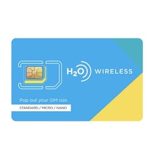 3-MONTH H2O Wireless SIM Card with 20 Month Plan
