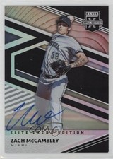 2020 Panini Elite Extra Edition Signatures Zach McCambley #75 Auto 0g45