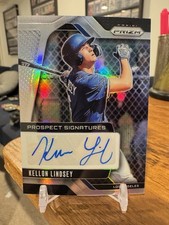 2025 Panini Prizm Kellon Lindsey Sensational Signatures Silver Prospect RC Auto