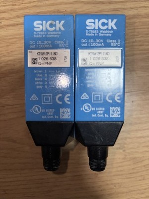 Sick KT5W-2P1116 D Color Sensor # Lot Of 2