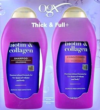 OGX Biotin Collagen Shampoo & Conditioner Unique Precious Formula Pack 2x577ml 18.97 per litre