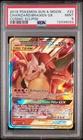 Pokemon Charizard & Braixen Gx Cosmic Eclipse 22/236 PSA 9 Mint