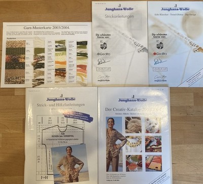 Junghans Wolle Creativ-Katalog  Strick- und Häckelanleitungen 2003/4 +Sonderheft