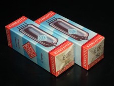 Two 2 pc ECC82 Telefunken 12AU7 NOS Sealed Original Box West Germany