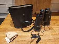 Kanto Glanz Binoculars Japan Vintage Hard Coated Angular Field 10x50 With Case