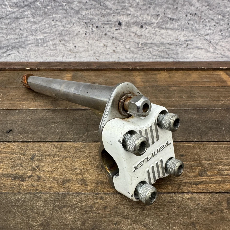 De colección Variflex BMX Freestyle Pluma Vástago Blanco Alto Scooter Old School Años 80 Foto 2 de 4