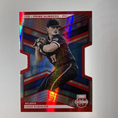 2023 Panini Elite Extra Edition - Cade Kuehler #38 Prime Numbers B Die-Cut...