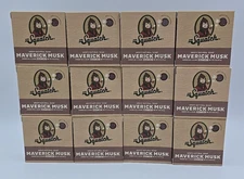 Lot of 12 Dr. Squatch Mens Natural Soap Maverick Musk Heavy Grit