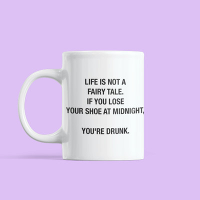 You re Drunk Funny Quote Coffee Mug Ceramic Both Side Print 11oz or 15oz