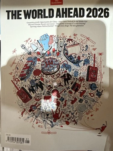 The Economist magazine The World Ahead 2026 Geopolitical Drift, Gaza, Ukraine