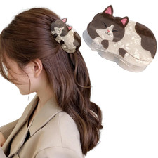 Cat Gifts for Women, Cute Animal Hair Claw Clips Cat Lover Gifts for Cat C