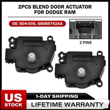 2PCS heater air blend door actuator for dodge ram 1500 2500 3500 4500 604-005