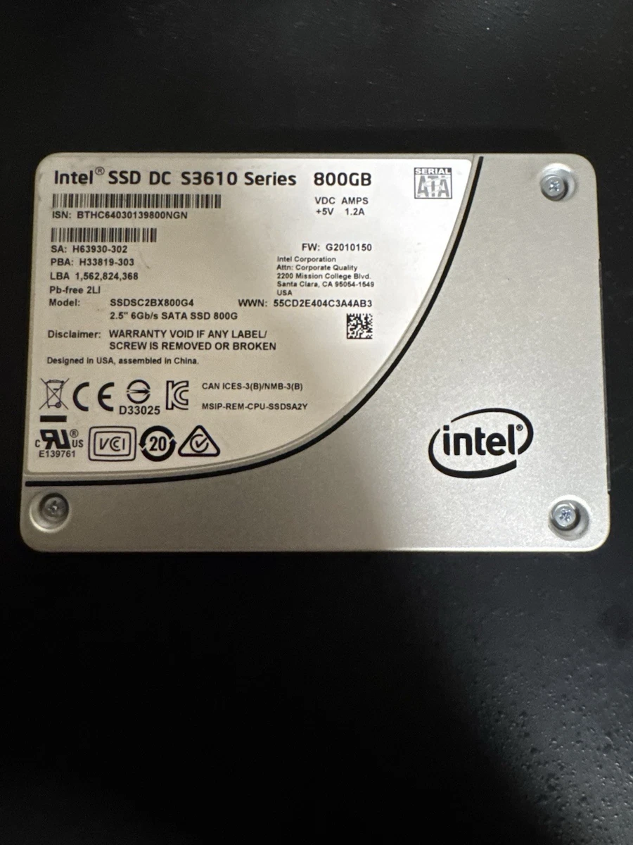 Intel Solid State Drives GB 800 for sale | eBay