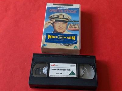 Extrem seltener VHS Film Operation Petticoat Special Wide Screen Edtion von 1997