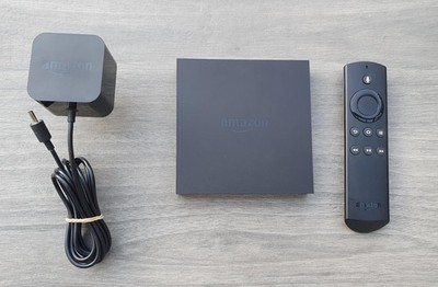   TOP ZUSTAND - AMAZON Fire TV Box 2. Generation Netzteil Fernbedienung