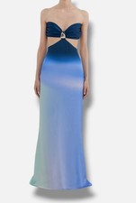 Baobab Women's Blue Todos Santos Voila Cut-Out Dress Size M